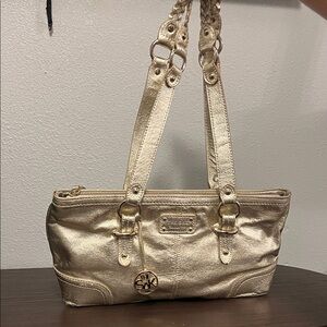 The Sak Metallic Gold Shoulder Bag